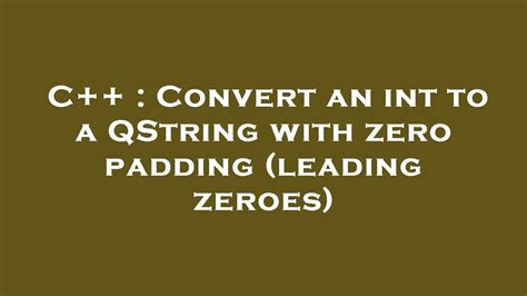 C++ Stringstream Zero Padding