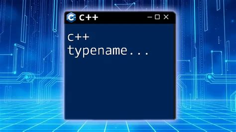 C++ Template Type Check