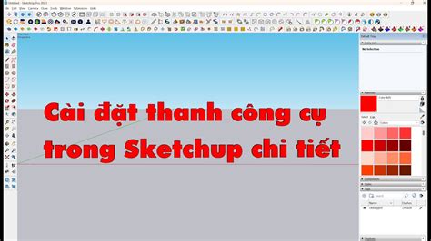 cài đặt thanh công cụ