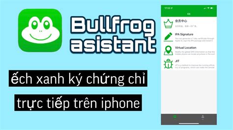 cài ếch xanh cho ios