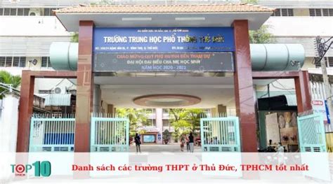 các trường thpt ở thủ đức