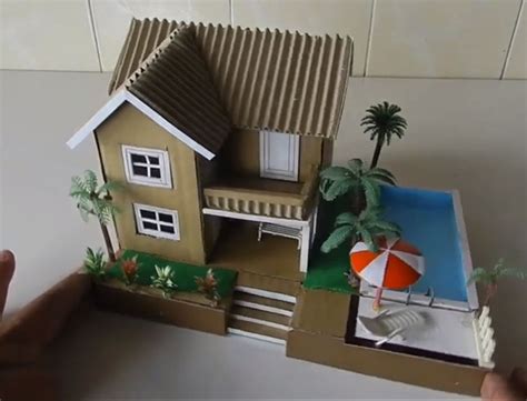 cách làm ngôi nhà bằng giấy đơn giản