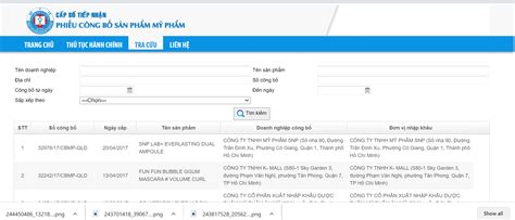cách tra cứu công bố mỹ phẩm