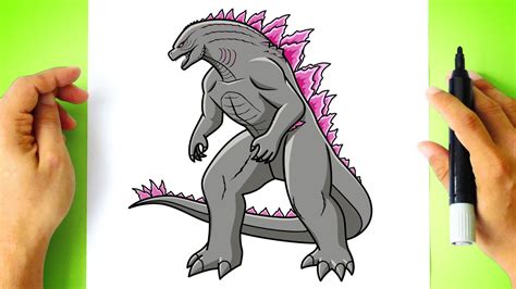 COMO DIBUJAR A GODZILLA YouTube