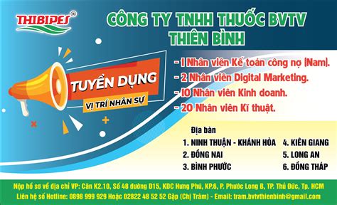 công ty tnhh thuốc bvtv thiên bình