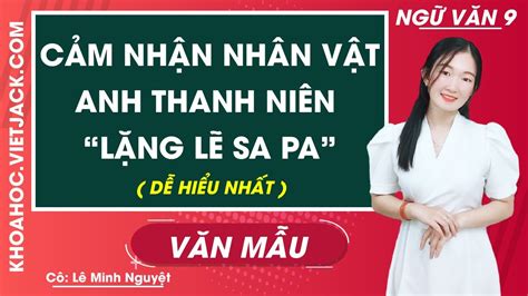 cảm nhận vẻ đẹp anh thanh niên