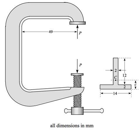 C Clamp Detail Drawing