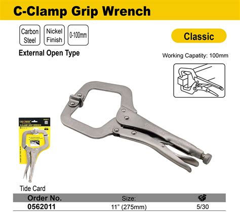 C Clamp Grip Wrench