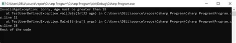 C Create Custom Exception Example