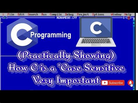 c is a case sensitive language or not