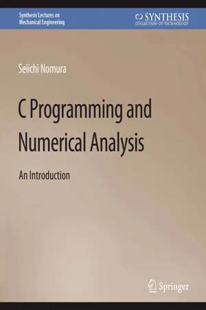 c programming and numerical analysis pdf