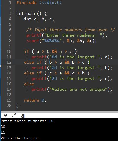 c programming language code examples pdf