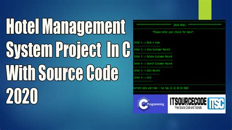 C Programming Project On Hotel Management