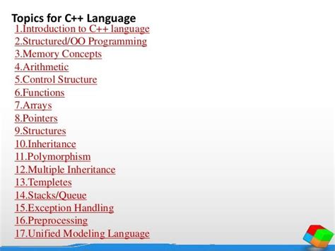 c programming topics for presentation