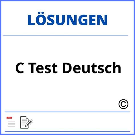 Deutsch Muster Ctest