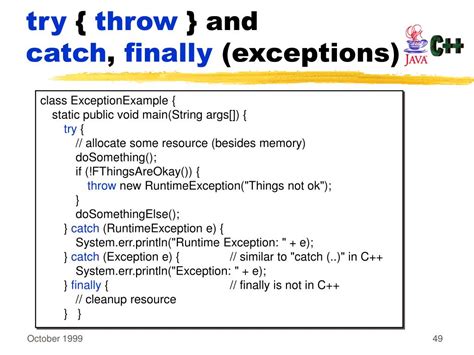 C Throw Exception To Next Catch