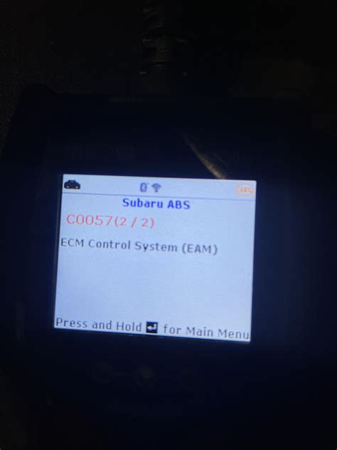 2009 Subaru Outback авто после диагностики у дилера C0071 C0073 C0074