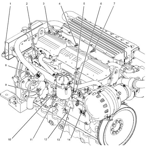 C12 Cat Engine Cooling Diagram