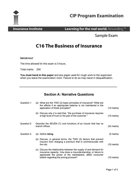 CIP C16 Business of Insurance 70 Textbooks Mississauga / Peel