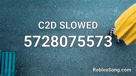 c2d roblox id song