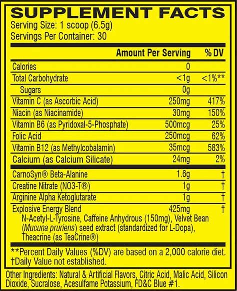 C4 Pre Workout Ingredients Creatine