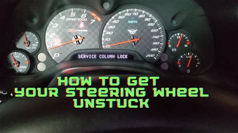 C5 Steering Column Lock Fix