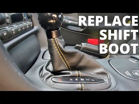 C6 Corvette Automatic Shift Boot Removal