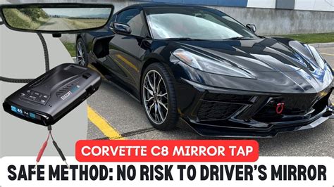 c8 corvette radar detector install