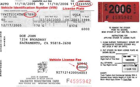 ca dmv vehicle registration license fee
