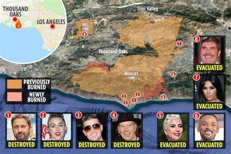 CA Wildfires Affect Celebrities, Homes Damaged in Recent Blazes