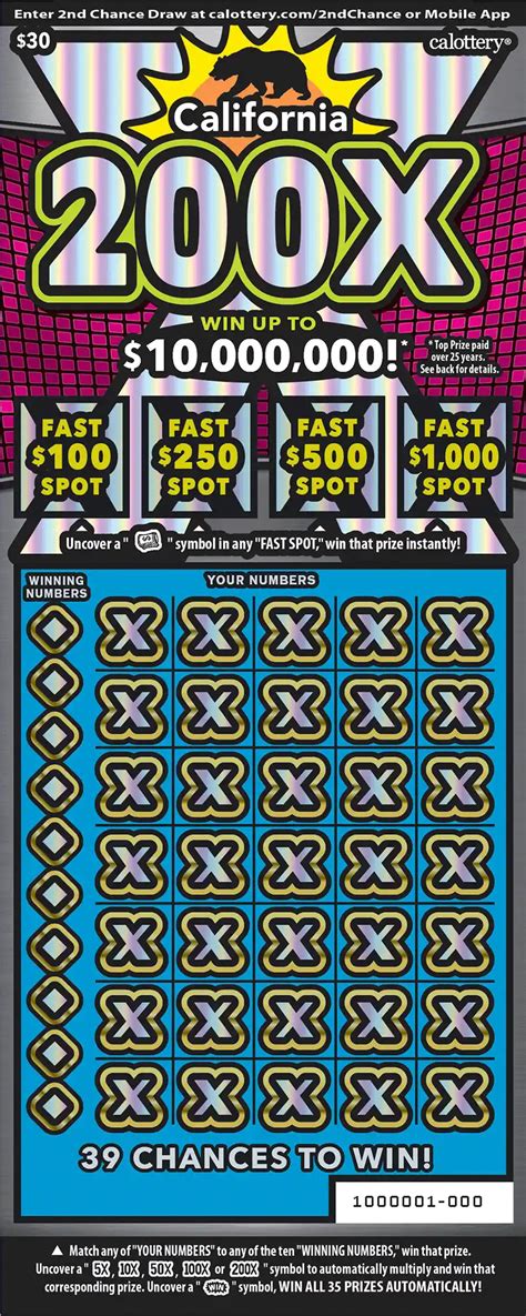 ca lottery remaining scratchers