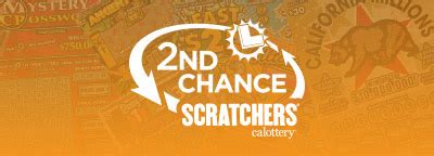 ca lottery second chance