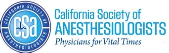 ca society of anesthesiologists
