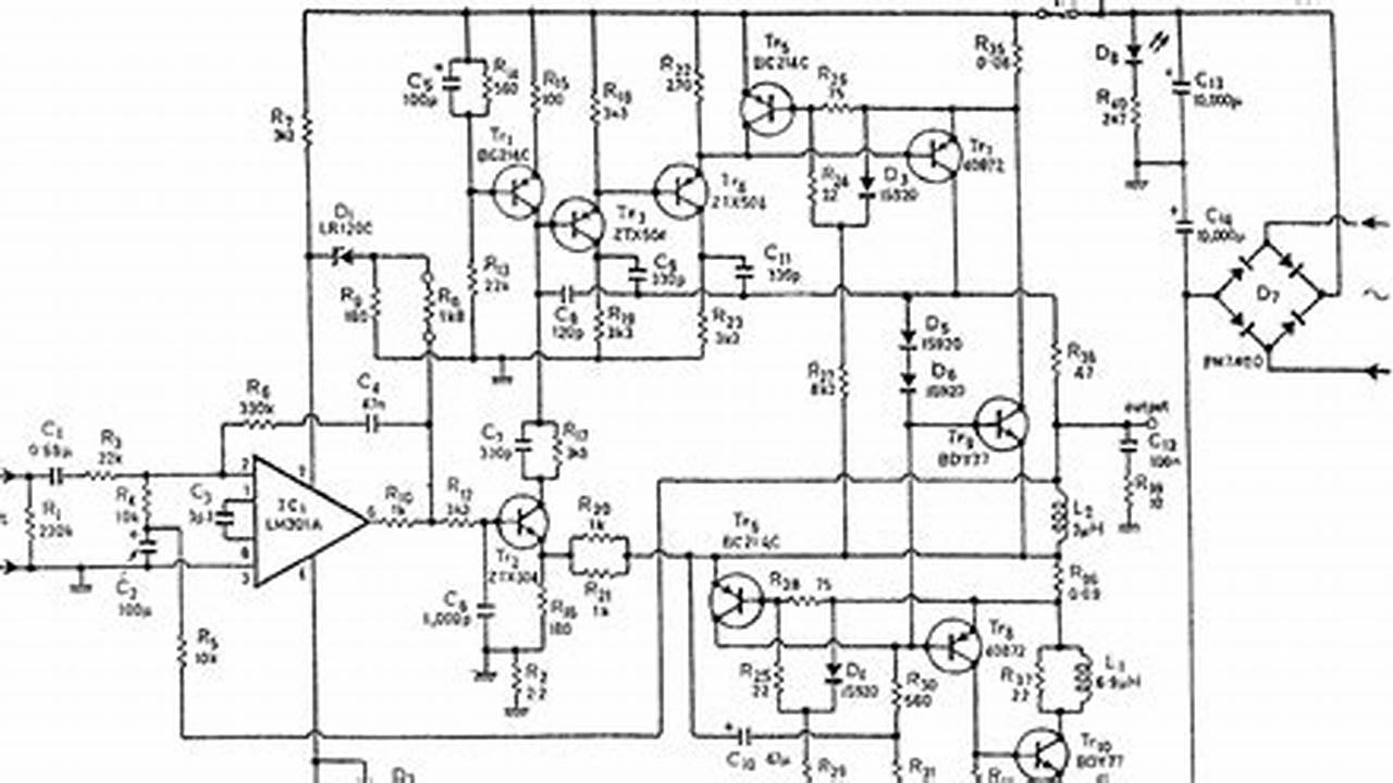 Ca18 Power Amplifier Circuit Diagram