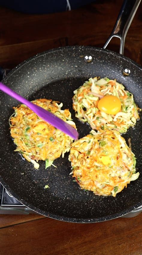 Cabbage And Egg Pancake