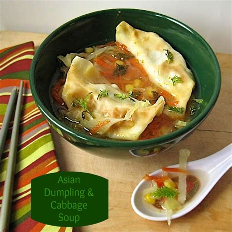 Cabbage Dumpling Soup
