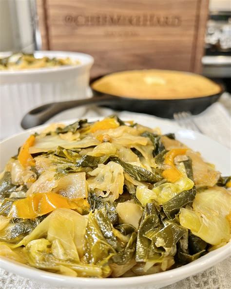 Cabbage Greens Cooking