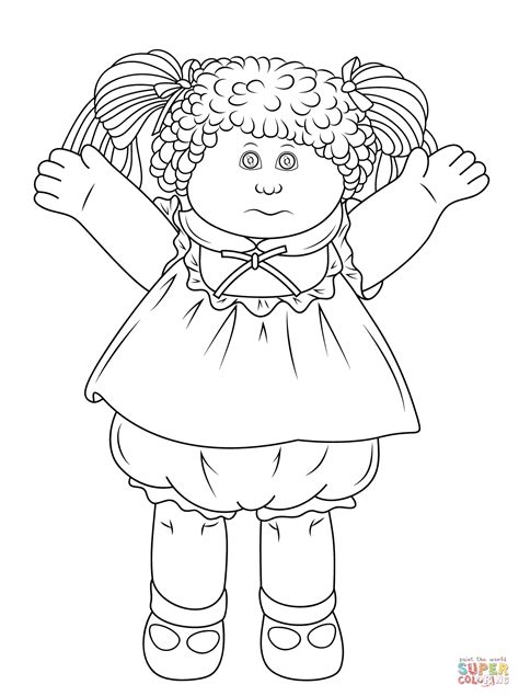 cabbage patch kids coloring sheets