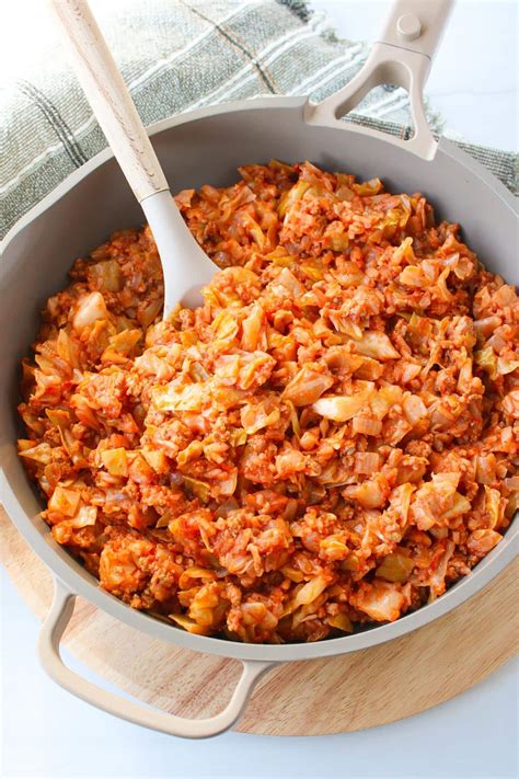 Paleo Whole30 Cabbage Roll in a Bowl Real Food with Jessica