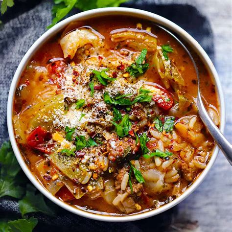 Cabbage Roll Soup • Salt & Lavender