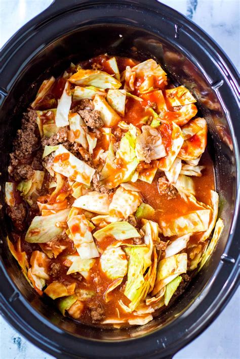 Crock Pot Cabbage Roll Soup Health Meal Prep Ideas
