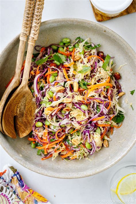 Cabbage Salad Miso Dressing