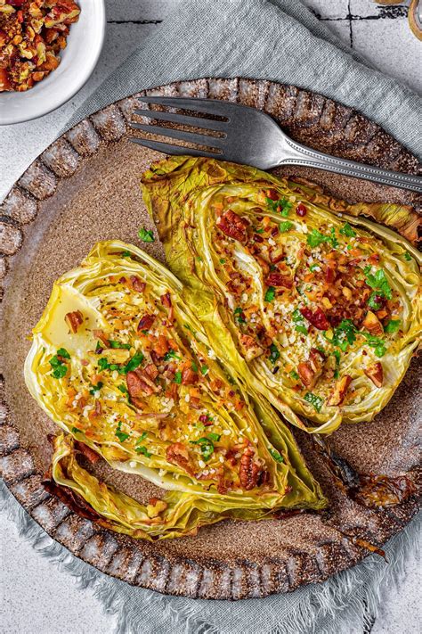 Cabbage Steaks Baked