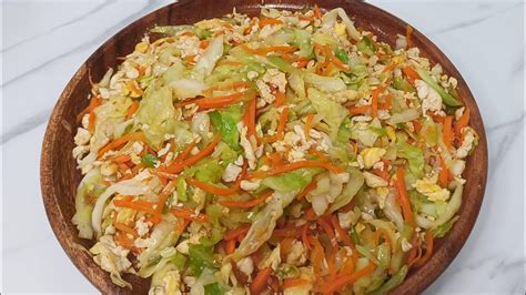 Cabbage With Egg And Flour