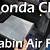 cabin air filter for 2017 honda civic