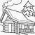 cabin coloring pages