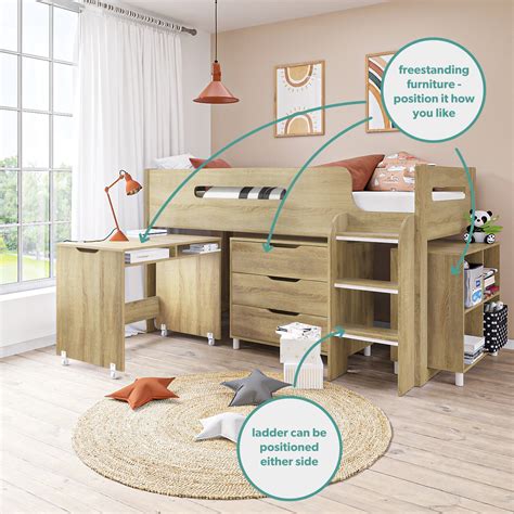 Cabin Bed With Study Desk