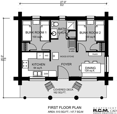 Cabin Bunkhouse Plans