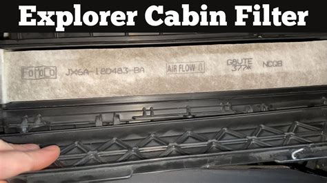 cabin filter 2020 ford explorer