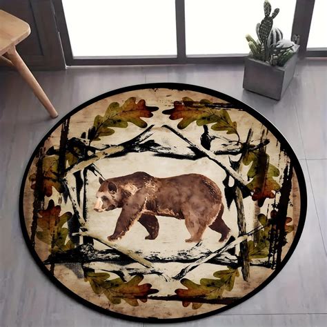 Cabin Rug Round